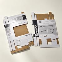 Boîte en carton ondulé personnalisée de luxe, boîte pliante, emballage, impression quadricolore, logo personnalisé, matériaux recyclés, pack pour petites entreprises