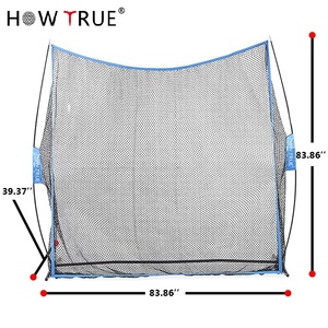 Làm Thế Nào Thực Hành Golf 10x7ft Thực Hành Đánh Đu Nylon Net Cho Trong Nhà Ngoài Trời Có Thể Tháo Rời Golf Cage Đào Tạo Với Carry Bag - Product Image 2
