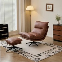 Fauteuil inclinable moderne en fer, pliable et multifonctionnel, pour la sieste, idéal pour petits salons, chambres et balcons