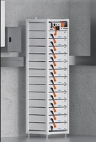 Module de batterie LiFePO4 38.4V 200Ah 7,68 kWh monté en rack BOS-A Deye 161,28 kwh Batterie au lithium haute tension pour le stockage d'énergie C & I