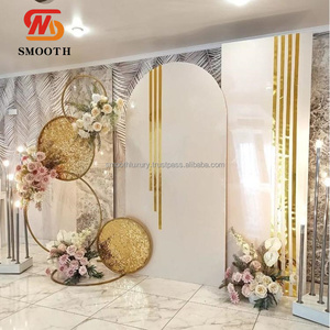 Personnalisation professionnelle acrylique toile de fond ensemble fête décoration Pvc arc toile de fond pour la décoration d'événement - Product Image 2
