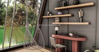 Maison préfabriquée unique, Tiny House Unity, entièrement meublée, maisons à panneaux sandwich, petites cabanes, mini-maison, pod de jardin de luxe, moderne