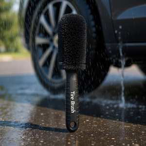 Brosse de nettoyage douce pour l'entretien des voitures, brosse à pneus pour le detailing et le nettoyage - Product Image 2