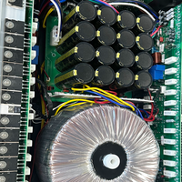 Profesyonel Sınıf H CA Devreli 2*1500W Güç Amplifikatörü, Yüksek Kaliteli Ses Çıkışıyla, Açık Hava Sahne Partileri İçin Uygundur.