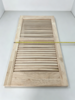 Volets de fenêtre horizontaux réglables en bois massif peint Chambroad Timber Modern avec base carrée et composants faciles à nettoyer