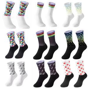 Calcetines <span class=keywords><strong>de</strong></span> Ciclismo <span class=keywords><strong>de</strong></span> Nailon <span class=keywords><strong>de</strong></span> Alto Rendimiento, Ligeros, Transpirables, con Logotipo Personalizado, para Hombre y Mujer, al por Mayor - Product Image 2
