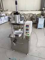 Presse à pâte à pizza automatique commerciale, machine hydraulique pour faire des chapatis, des rotis et des tortillas, appareil à aplatir la pâte robuste pour restaurant