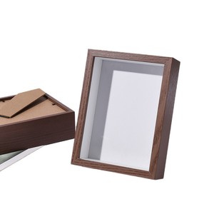 3D Hollow Photo <b>Frame</b> Brown Rectangle 4x6 Modern Handmade DIY Jewelry Accessories Shadow Box Display <b>Frame</b> - Product Image 5