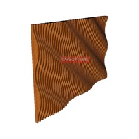 Panneau de revêtement mural en métal moderne, matériau de décoration de bâtiment, plafond de déflecteur incurvé en aluminium, Offre Spéciale
