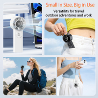 Ventilateur portable haute vitesse rechargeable USB, mini-ventilateur promotionnel à 100 vitesses, livraison rapide, idéal pour la chaleur extrême, vente en gros