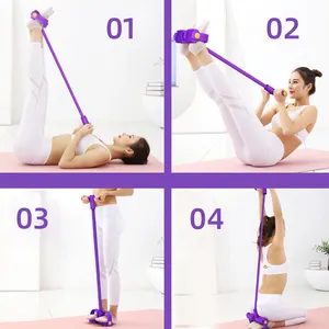 Widely Used Pilates Accessories Yoga Gym Exercise Fitness Rally Elastic Portable Resistance Bands Yoga Equipment