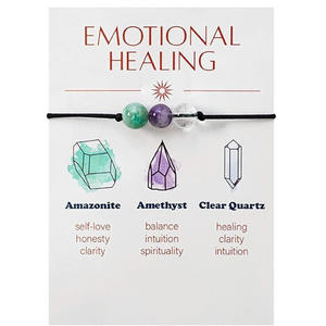 กำไลข้อมือ2026นำโชคทรงเรขาคณิตแบบลูกปัดทอสำหรับเป็นของขวัญหินตาเสืออเมทิสต์ธรรมชาติที่ทันสมัย - Product Image 6