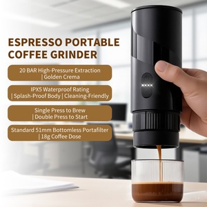 เครื่องชงกาแฟเอสเพรสโซแบบพกพาสำหรับใช้ในรถยนต์และที่บ้าน เครื่องชงกาแฟอัตโนมัติสำหรับเดินทาง - Product Image 3