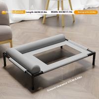 Lit surélevé rafraîchissant et respirant pour chat, en maille, portable pour le voyage, le camping et l'extérieur, lit surélevé pour animaux de compagnie, pour chiens
