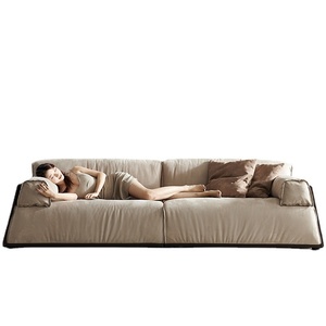 Canapé italien minimaliste de luxe léger pour salon, style moderne haut de gamme <span class=keywords><strong>Baxter</strong></span> Wabi-Sabi, mobilier rétro en tissu et éponge - Product Image 5
