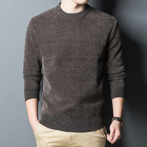 <span class=keywords><strong>Pull</strong></span>-over classique pour homme, col rond, ample, doux, décontracté, épais et chaud, à motif Luo - Product Image 6
