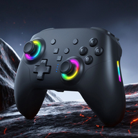 Manette sans fil RGB X HS-SW2503 avec batterie 600 mAh, vibration réglable sur 4 niveaux, fonction Turbo et programmation de macros