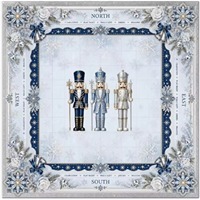 En stock, nouveau design, tapis de mahjong Casse-Noisette de Noël, imperméable, personnalisation du logo et de la taille disponible, directement de l'usine pour les fêtes