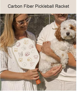 Chifory Custom Cold Pressed T300 Carbon Fiber <b>Pickleball</b> Racket 16mm PP Honeycomb Core High Quality Training <b>Equipment</b> for - Product Image 6