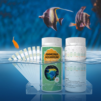 Bandelettes de test d'eau d'aquarium faciles à utiliser : détectent l'ammoniac, le pH, les nitrates, les nitrites – Accessoires de test pour aquariums d'eau douce et salée, bassins et étangs