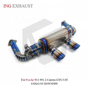 Sistema <span class=keywords><strong>de</strong></span> <span class=keywords><strong>Escape</strong></span> CatBack <span class=keywords><strong>de</strong></span> Titanio ING para Porsche 911 991.2 Carrera GTS 3.0T, Piezas <span class=keywords><strong>de</strong></span> Afinación <span class=keywords><strong>de</strong></span> Rendimiento Ultraligeras, Venta al Por Mayor - Product Image 6