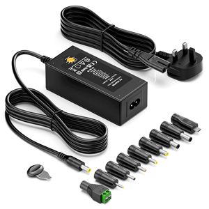 Belker 45W <b>Universal</b> AC/DC <b>Adapter</b> 5V-15V Power Supply for Router, Speaker, LCD, LED Strip, Phone & Tablet, Max 3A 3000mA - Product Image 1