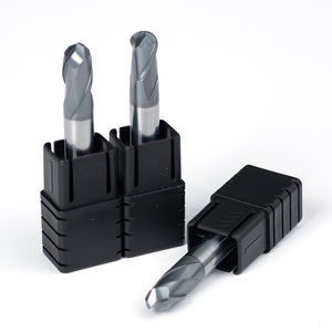 CNC palla naso fine mulino U serie <span class=keywords><strong>2</strong></span> flauto 4mm diametro fresa per la fresatura CNC fabbrica diretta in magazzino valore eccellente OEM - Product Image 6