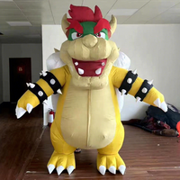 Funtoys personnalisé géant gonflable Dragon Nian bête année monstre mascotte Costume en peluche Fursuit dinosaure Cosplay personnage pour adulte