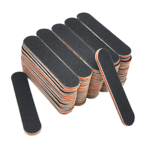 Mini 9cm Emery Boards Plastic Nail Files Buffers 100/180 Manicure Tool for Acrylic Nails Care Women's Finger Nail