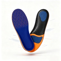 Semelles orthopédiques sportives de qualité supérieure avec soutien de la voûte plantaire, absorption des chocs, inserts de chaussures amortis pour la course à pied, la marche, la randonnée, hommes et femmes
