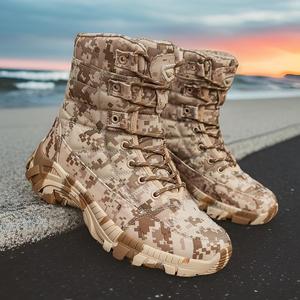 <span class=keywords><strong>Botas</strong></span> Tácticas de Combate para Hombre, Venta Directa de Fábrica, <span class=keywords><strong>Botas</strong></span> de Senderismo y Trekking, Camuflaje, Punta Redonda, Tela Oxford, Caña Alta - Product Image 1