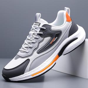 Chaussures d'eau pour hommes en cuir véritable à bout rond, imperméables, avec semelle extérieure en caoutchouc, semelle intermédiaire en EVA, légères et respirantes, pour le sport - Product Image 2