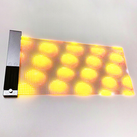 Pantalla LED Flexible Transparente Adhesiva P4 P5 P6 P10 para Grandes Escenarios tipo Cortina de Película Panel Ecran Pantalla 3D para Interiores
