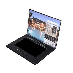 10.1 inch video kỹ thuật số lời chào quảng cáo Brochure LCD video quảng cáo lời mời Quà Tặng thẻ kinh doanh - Product Image 1