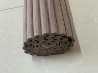 Panneaux muraux cannelés en bois massif de chêne super flexible Revêtement mural décoratif nervuré par vague 3d pour l'intérieur/la décoration de meubles
