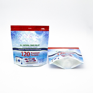 Tùy chỉnh ăn được Nhôm lá đứng dây kéo khóa túi in Ziplock Túi Holographic Laser phim con bằng chứng Mylar Túi - Product Image 5