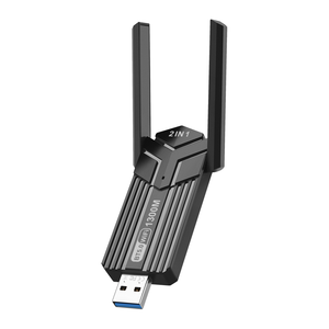 Adaptador WiFi de 1300Mbps, USB 3,0, banda Dual, 5GHz/2,4GHz, adaptador de red inalámbrico, 2 antenas, <span class=keywords><strong>Dongle</strong></span> Wi-Fi para Windows y Mac OS - Product Image 3