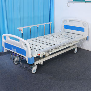 Produsen Grosir Tempat Tidur Rumah Sakit ICU 5 Fungsi Berkualitas Tinggi dari Baja Cold Rolled, Tempat Tidur Medis, <span class=keywords><strong>Stretcher</strong></span> yang Dapat Diatur Tingginya - Product Image 2