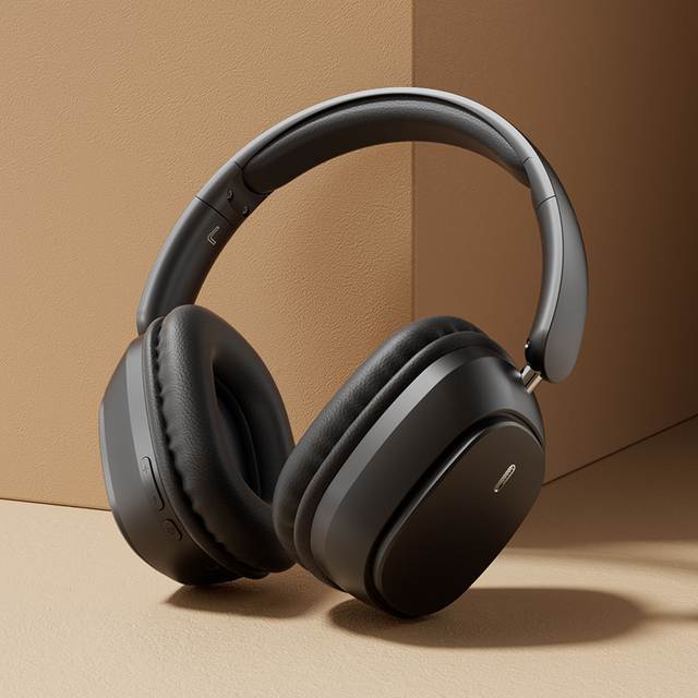 2025 Wholesale Wireless Over-Ear Headphones  HiFi Sound, 40H Battery, AAC Gaming