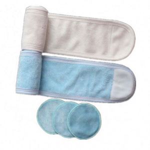 Bandeau de maquillage et de soin du visage en tissu éponge avec logo personnalisé, idéal pour le SPA – Vente chaude - Product Image 5