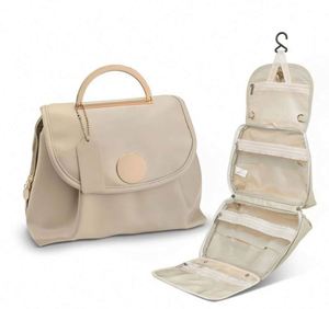 Free Sample Waterproof Cosmetic <b>Bag</b> <b>Women</b> Portable 360 Degree Rotatable Makeup Travel <b>Wash</b> Storage Kit <b>Bag</b> <b>Hanging</b> Toiletry <b>Bag</b> - Product Image 3