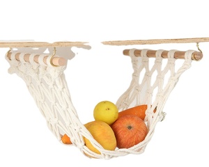 Macrame Fruit Vegetable and Fruit Hammock Bohemian Handwoven Hammocks Hanging