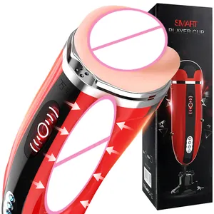 Sex Premium Male Masturbator Power Sucking Machine With Rotation Vibration Silicone Vagina Masturbation Cup Adults Sex Toy