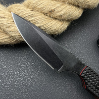 Couteau à lame fixe avec manche G10 bicolore, nouveau design, EDC, camping en plein air, jungle, survie, chasse, couteau de défense personnelle