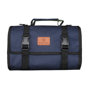 Custom Heavy-Duty Rolling Oxford <strong>Tool</strong> Storage Bag Portable Electrician <strong>Roll</strong> up <strong>Tool</strong> Bag with 4 Removeable Small Pouches - Product Image 5