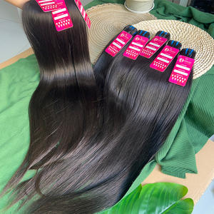 Lots de cheveux humains vierges vietnamiens non traités de qualité 12A, vente en gros, cuticules alignées naturellement, cheveux humains vierges lisses, fournisseur de cheveux humains - Product Image 4