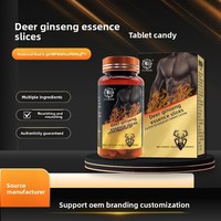 Comprimés d'extrait de bois de cerf, complément alimentaire naturel à base de plantes pour hommes et femmes non enceintes, stimule la vitalité, soutient le système immunitaire, gestion de l'énergie