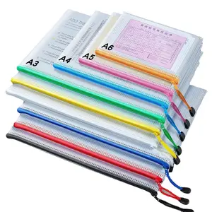 Bürostußpapier Ärmel-Plattenordner PVC kreativer einfacher Aktentasche a4a5 individuelles Logo farbiger Aufbewahrungsordner für Schule