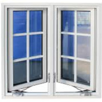 Ventana Abatible de Aluminio y Madera con Doble Acristalamiento y Mosquitera, Personalizada por CBMmart, para Ventanas Abatibles de Aluminio Estándar Australiano