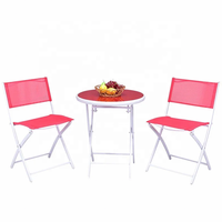 Ensemble de bistrot pliable, chaise et Table, 10 pièces, mobilier d'extérieur, Art de jardin